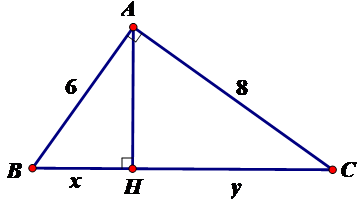 Trắc nghiệm Một số hệ thức về cạnh và đường cao trong tam giác vuông có đáp án