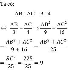 Trắc nghiệm Một số hệ thức về cạnh và đường cao trong tam giác vuông có đáp án