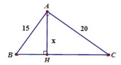 Trắc nghiệm Một số hệ thức về cạnh và đường cao trong tam giác vuông có đáp án