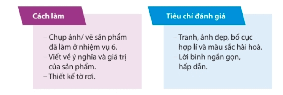 Nhiệm vụ 7 trang 64 Hoạt động trải nghiệm lớp 6