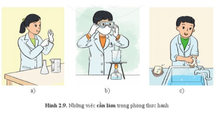 Hãy cho biết vì sao những việc được mô tả trong hình 2.9 em cần làm và