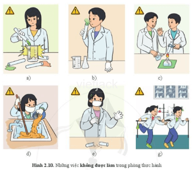 Hãy cho biết vì sao những việc được mô tả trong hình 2.9 em cần làm và