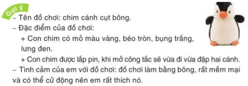 Kể giới thiệu về đồ chơi của em trang 43 - 44 Tiếng Việt lớp 2 Tập 2 | Cánh diều