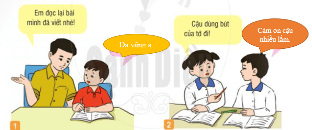 Nói và nghe Nghe - kể Mẩu giấy vụn trang 61 - 62