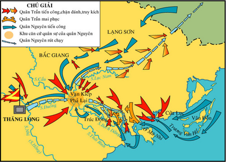 Lý thuyết Lịch Sử 7 Bài 14: Ba lần kháng chiến chống quân xâm lược Mông - Nguyên - Kết nối tri thức (ảnh 1)