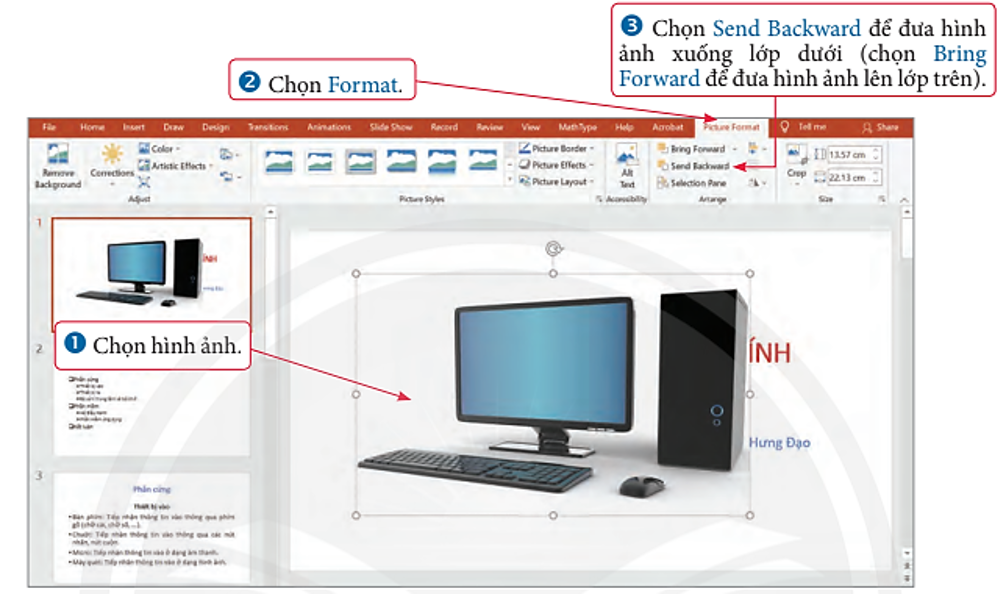 Lý thuyết Tin Học 7 Bài 12: Sử dụng ảnh minh hoạ, hiệu ứng động trong bài trình chiếu – Chân trời sáng tạo  (ảnh 1)