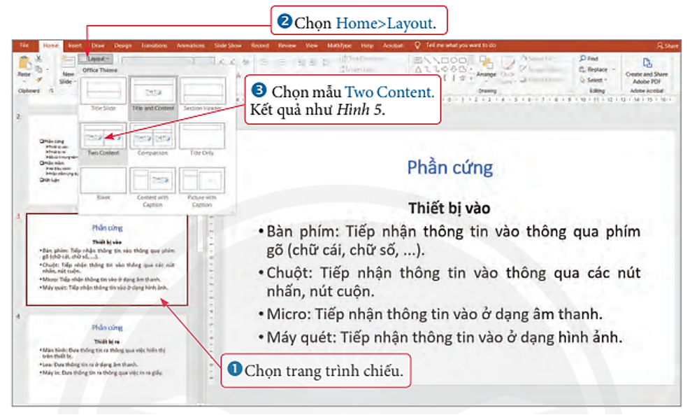 Lý thuyết Tin Học 7 Bài 12: Sử dụng ảnh minh hoạ, hiệu ứng động trong bài trình chiếu – Chân trời sáng tạo  (ảnh 1)