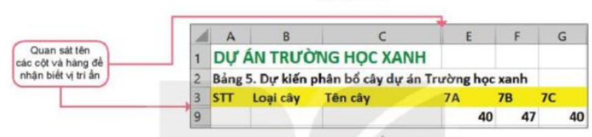 Lý thuyết Bài 9: Trình bày bảng tính – Tin học lớp 7 - Kết nối tri thức (ảnh 1)