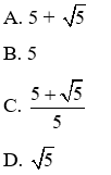 Trắc nghiệm Rút gọn biểu thức chứa căn thức bậc hai có đáp án (phần 2)