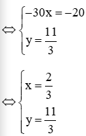 Giải các hệ phương trình sau bằng phương pháp cộng đại số: -5x + 2y =4 (ảnh 1)