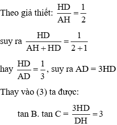 Trắc nghiệm Tỉ số lượng giác của góc nhọn có đáp án (phần 2)