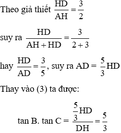 Trắc nghiệm Tỉ số lượng giác của góc nhọn có đáp án (phần 2)