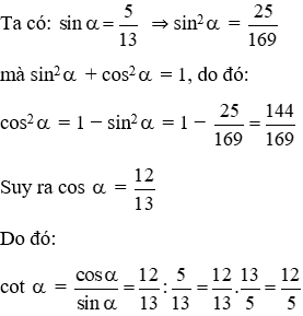 Trắc nghiệm Tỉ số lượng giác của góc nhọn có đáp án (phần 2)