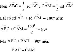 Trắc nghiệm Góc nội tiếp có đáp án