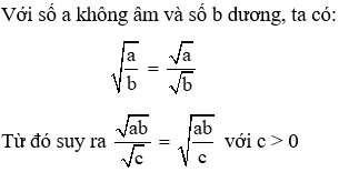 Trắc nghiệm Liên hệ giữa phép nhân và phép khai phương có đáp án