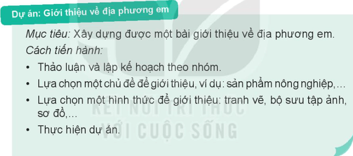 Tự nhiên xã hội lớp 3 Bài 9 trang 40 Vận dụng - Kết nối tri thức