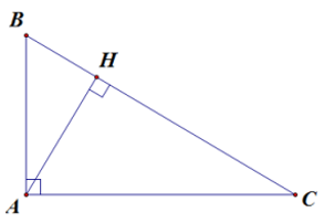 Lý thuyết Một số hệ thức về cạnh và đường cao trong tam giác vuông chi tiết – Toán lớp 9 (ảnh 1)