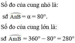 Lý thuyết Góc ở tâm. Số đo cung chi tiết – Toán lớp 9 (ảnh 1)