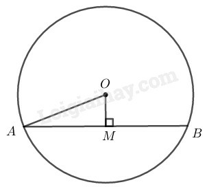 SBT Toán 9 Bài 3: Liên hệ giữa dây và khoảng cách từ tâm đến dây | Giải SBT Toán lớp 9 (ảnh 13)