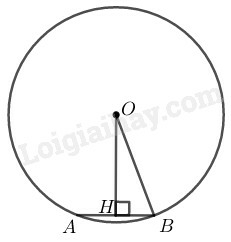 SBT Toán 9 Bài 3: Liên hệ giữa dây và khoảng cách từ tâm đến dây | Giải SBT Toán lớp 9 (ảnh 16)