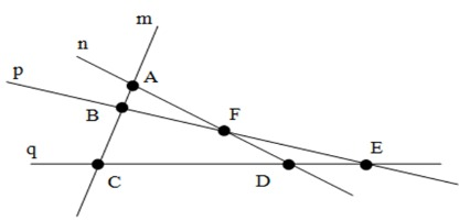 39 câu Trắc nghiệm Điểm và đường thẳng (Kết nối tri thức) có đáp án – Toán 6 (ảnh 34)