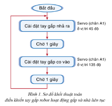 Chuyên đề Tin học 10 Bài 3: Thực hành lập trình điều khiển robot giáo dục - Cánh diều (ảnh 1)