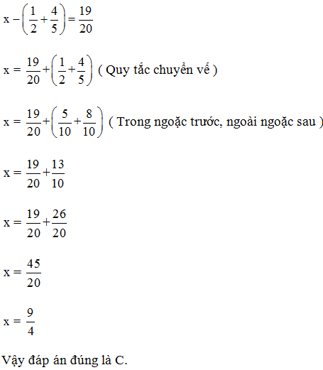 TOP 20 câu Trắc nghiệm Thứ tự thực hiện các phép tính. Quy tắc chuyển vế - Toán 7 Kết nối tri thức (ảnh 1)