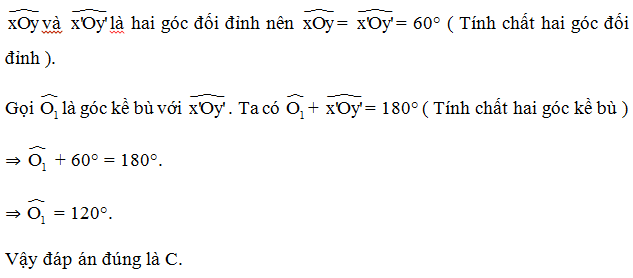 TOP 20 câu Trắc nghiệm Góc ở vị trí đặc biệt. Tia phân giác của 1 góc - Toán 7 Kết nối tri thức (ảnh 1)