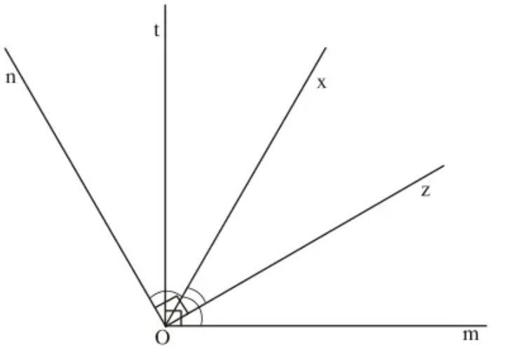 TOP 20 câu Trắc nghiệm Góc ở vị trí đặc biệt. Tia phân giác của 1 góc - Toán 7 Kết nối tri thức (ảnh 1)