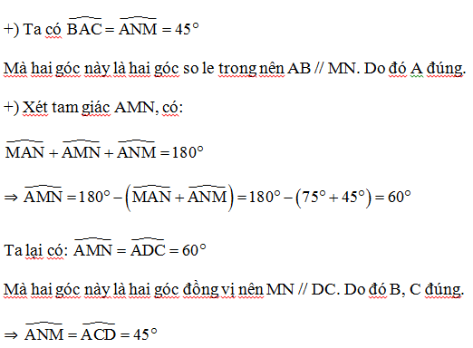 TOP 20 câu Trắc nghiệm Tiên đề Euclid. Tính chất của hai đường thẳng song song - Toán 7 Kết nối tri thức (ảnh 1)