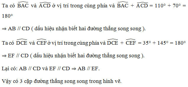 TOP 20 câu Trắc nghiệm Tiên đề Euclid. Tính chất của hai đường thẳng song song - Toán 7 Kết nối tri thức (ảnh 1)