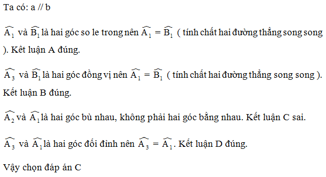 TOP 20 câu Trắc nghiệm Định lí và chứng minh định lí - Toán 7 Kết nối tri thức (ảnh 1)