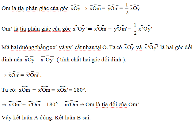 TOP 20 câu Trắc nghiệm Định lí và chứng minh định lí - Toán 7 Kết nối tri thức (ảnh 1)