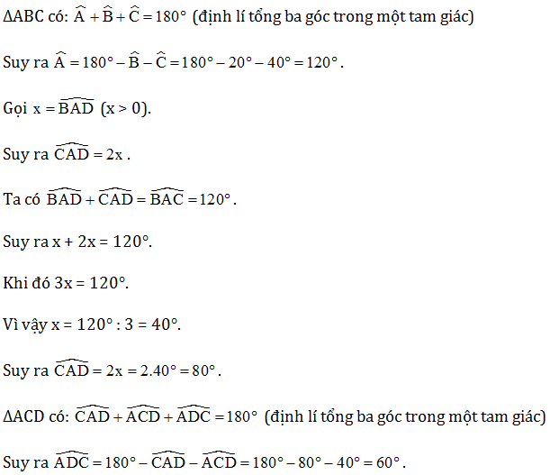 TOP 20 câu Trắc nghiệm Tổng các góc trong một tam giác -  Toán 7 Kết nối tri thức (ảnh 1)