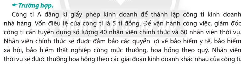 Chuyên đề Kinh tế pháp luật 10 Bài 4 (Chân trời sáng tạo): Khái quát chung về mô hình sản xuất kinh doanh của doanh nghiệp nhỏ  (ảnh 1)