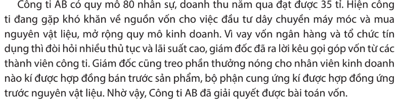 Chuyên đề Kinh tế pháp luật 10 Bài 4 (Chân trời sáng tạo): Khái quát chung về mô hình sản xuất kinh doanh của doanh nghiệp nhỏ  (ảnh 1)