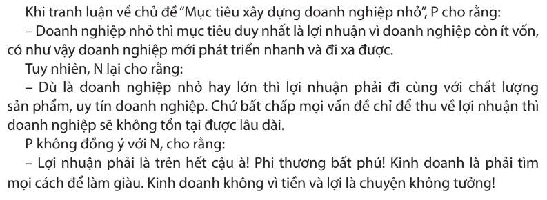 Chuyên đề Kinh tế pháp luật 10 Bài 4 (Chân trời sáng tạo): Khái quát chung về mô hình sản xuất kinh doanh của doanh nghiệp nhỏ  (ảnh 1)