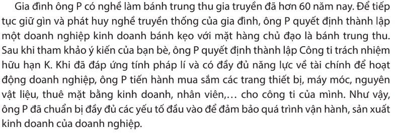 Chuyên đề Kinh tế pháp luật 10 Bài 5 (Chân trời sáng tạo): Tổ chức hoạt động của doanh nghiệp nhỏ  (ảnh 1)