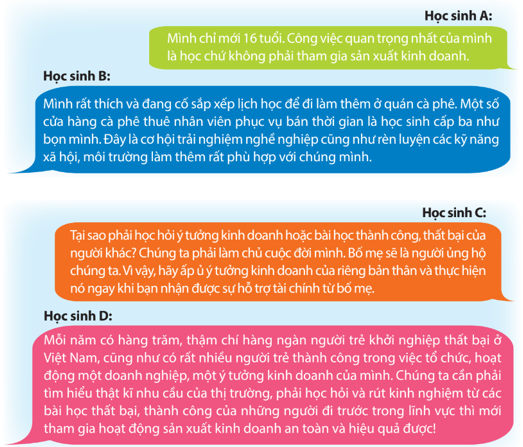 Chuyên đề Kinh tế pháp luật 10 Bài 5 (Chân trời sáng tạo): Tổ chức hoạt động của doanh nghiệp nhỏ  (ảnh 1)