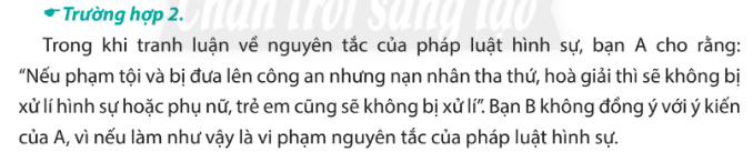 Chuyên đề Kinh tế pháp luật 10 Bài 6 (Chân trời sáng tạo): Khái quát về pháp luật hình sự  (ảnh 1)