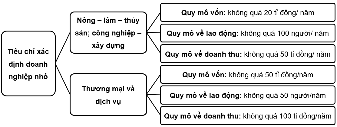 Chuyên đề Kinh tế pháp luật 10 Bài 4 (Cánh diều): Doanh nghiệp nhỏ và lĩnh vực sản xuất kinh doanh của doanh nghiệp nhỏ  (ảnh 1)