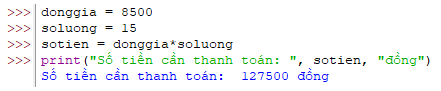 Sách bài tập Tin học 10 Bài 17 (Kết nối tri thức): Biến và lệnh gán (ảnh 1)