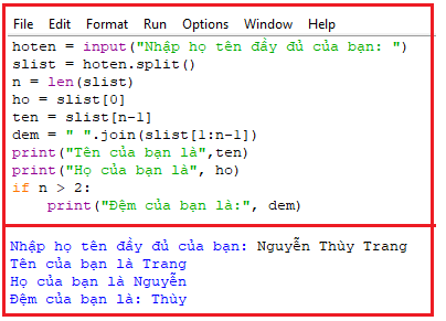 Sách bài tập Tin học 10 Bài 32 (Kết nối tri thức): Ôn tập lập tình Python (ảnh 1)