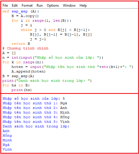 Sách bài tập Tin học 10 Bài 32 (Kết nối tri thức): Ôn tập lập tình Python (ảnh 1)