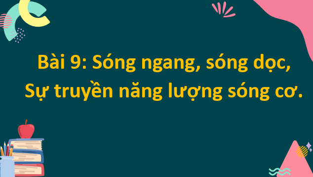 Giáo án điện tử Sóng ngang. Sóng dọc. Sự truyền năng lượng của sóng cơ | Bài giảng PPT Vật lí 11 Kết nối tri thức (ảnh 1)