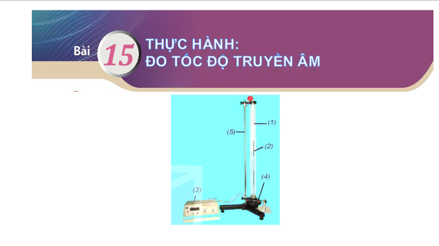 Giáo án điện tử Thực hành: Đo tốc độ truyền âm | Bài giảng PPT Vật lí 11 Kết nối tri thức (ảnh 1)