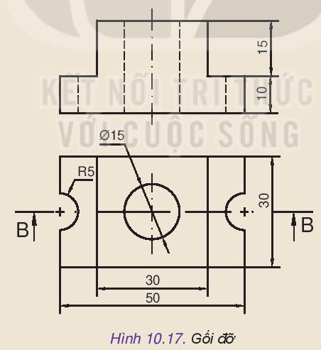 Công nghệ 10 Bài 10: Hình cắt và mặt cắt | Kết nối tri thức (ảnh 9)