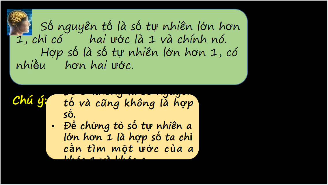 Giáo án điện tử Số nguyên tố. Hợp số| Bài giảng PPT Toán 6 (ảnh 1)