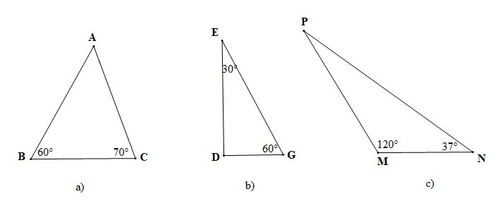 Tổng ba góc của một tam giác (Lý thuyết + Bài tập toán lớp 7) – Cánh diều (ảnh 1)