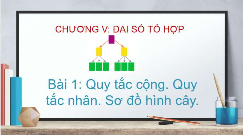 Bài giảng điện tử Quy tắc cộng. Quy tắc nhân. Sơ đồ hình cây | Giáo án PPT Toán 10 Cánh diều (ảnh 2)